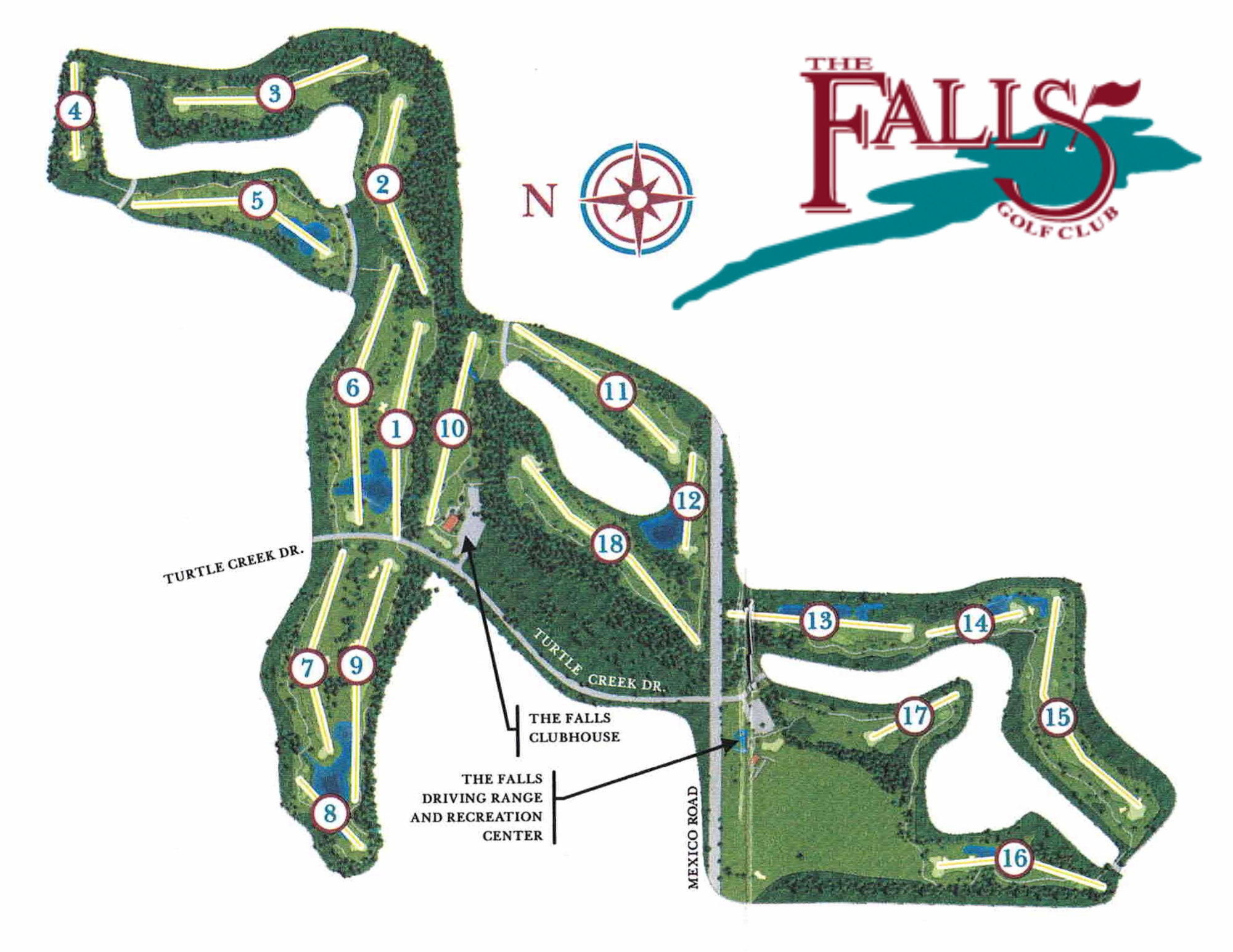 The Falls – Course Layout